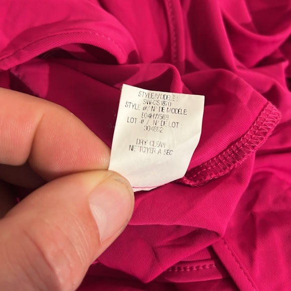 Helmut Lang Faint Jersey Sleeveless Keyhole Tunic, size Petite - Picture 7 of 12